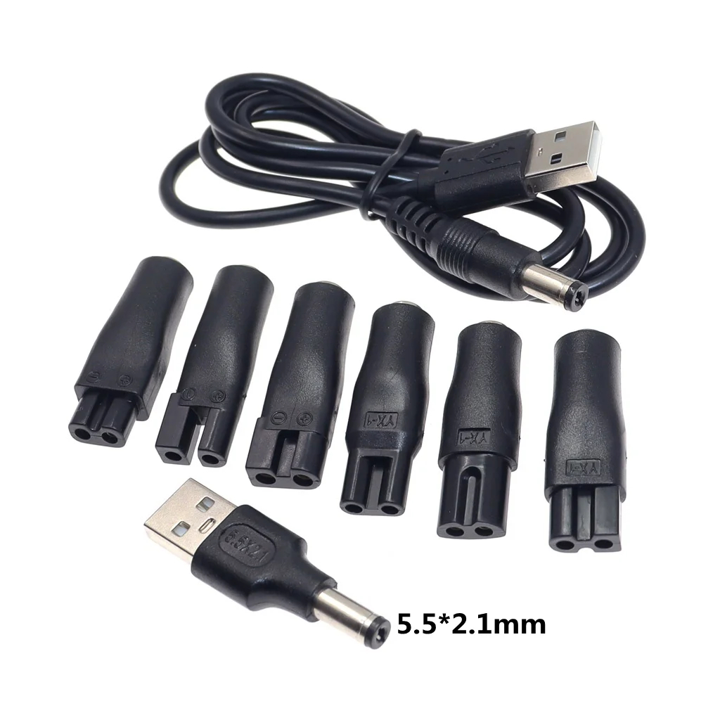 Men'S Grooming Shaver - 8 Buah Kabel Daya Pengganti 5V