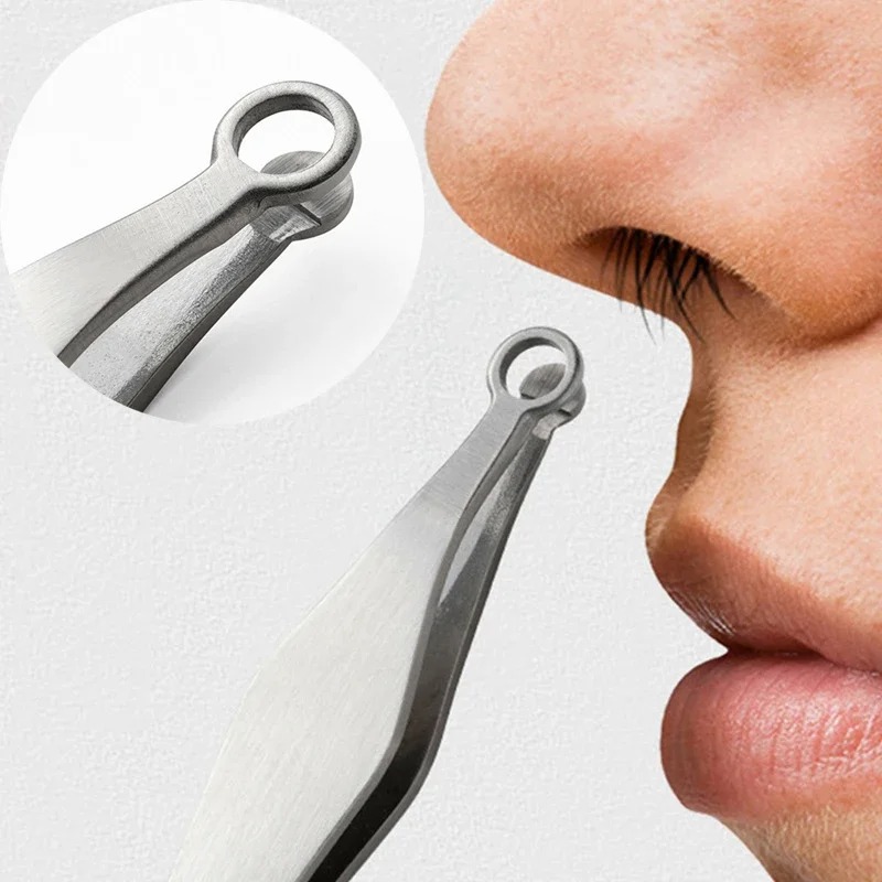 Men'S Grooming Makeup - Pinset Pemangkas Rambut Hidung Baja Tahan
