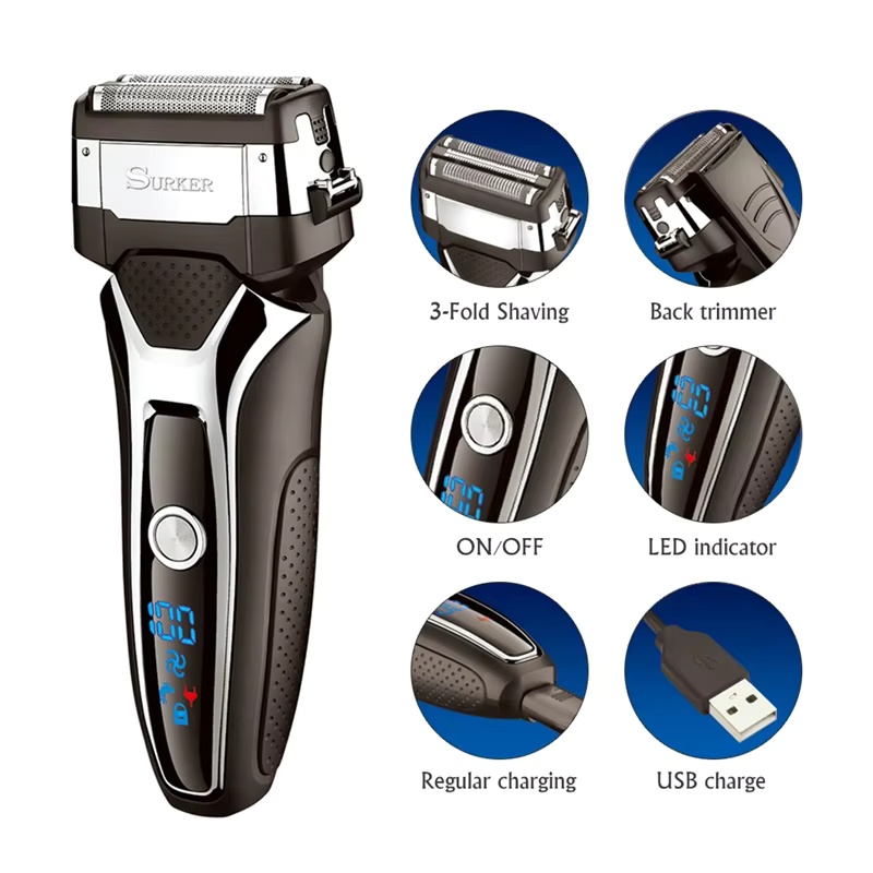 Men'S Grooming Gift Set - Alat Cukur Listrik Surker untuk Pria
