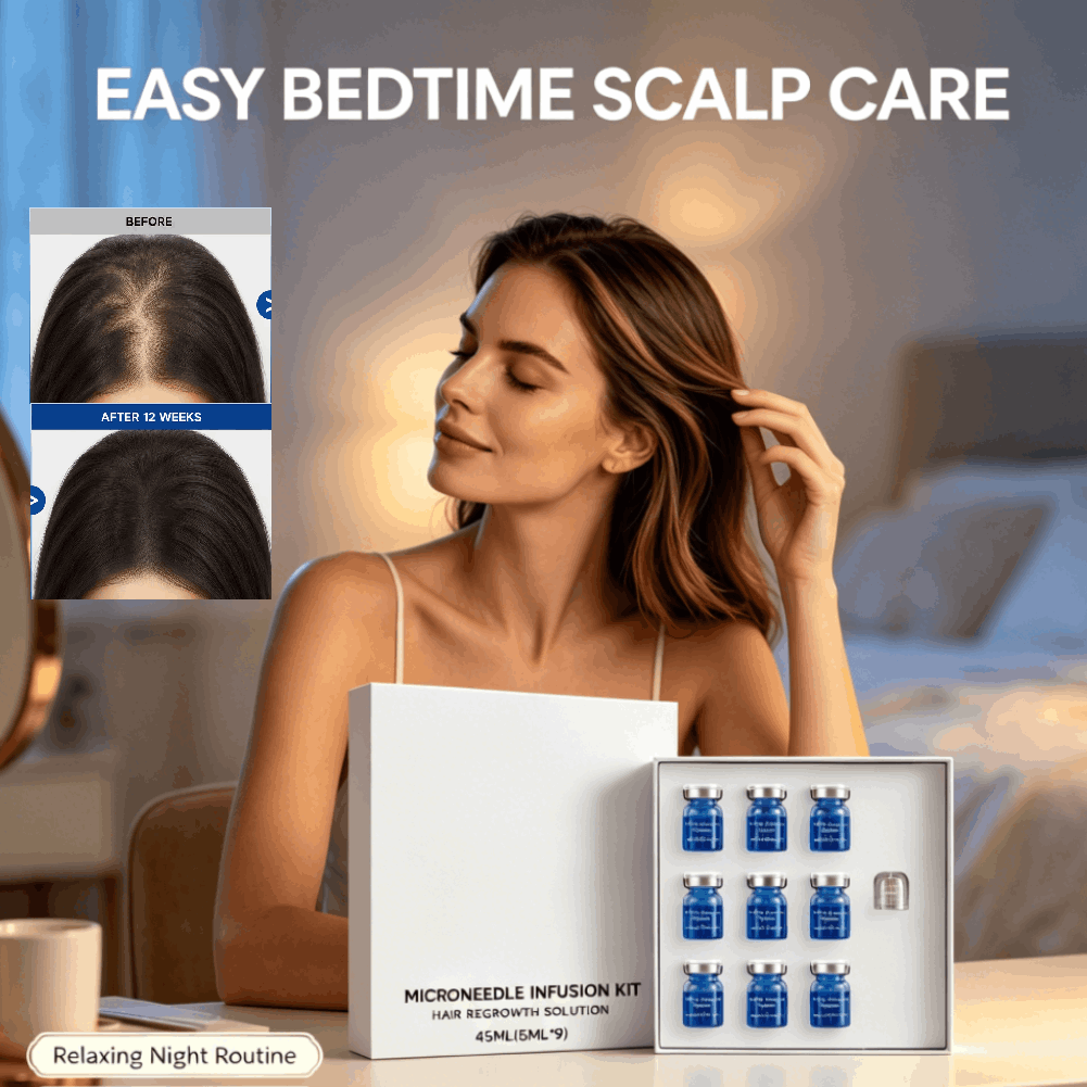 Ingrown Hair Serum - Kit Penumbuh Rambut Microneedle Serum Bernutrisi