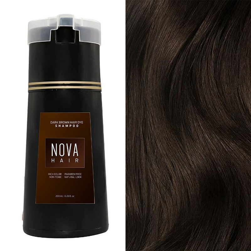 Men'S Grooming Oil - Nova Hair Dyeing Shampoo Pewarna Rambut