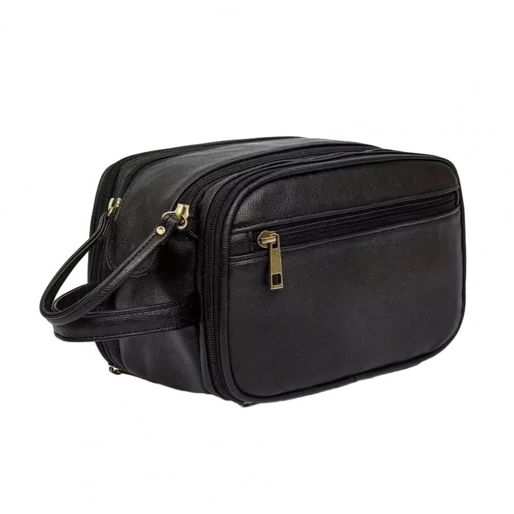 Tas Makeup Travel Kulit Sintet - Men'S Grooming Makeup ulasan dan harga