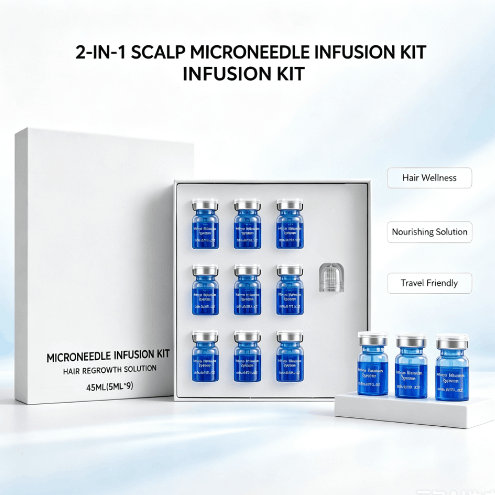 Kit Penumbuh Rambut Microneedl - Ingrown Hair Serum ulasan dan harga