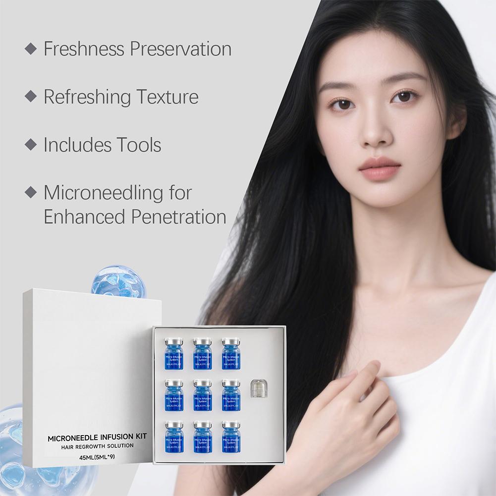 Kit Penumbuh Rambut Microneedl - Ingrown Hair Serum ulasan dan harga