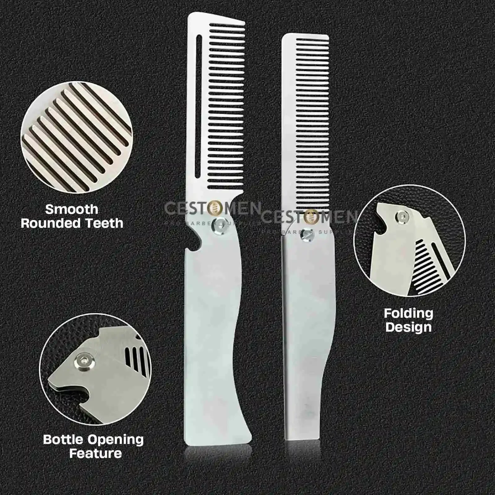 Baru tipe 1/2 buah sisir baja  - Men'S Grooming Oil ulasan dan harga